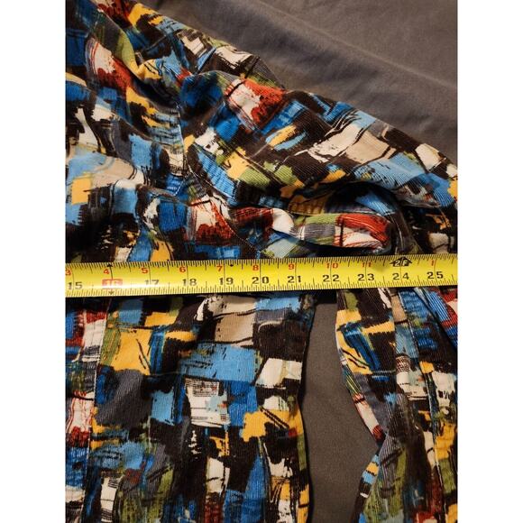 Christopher & Banks Jacket Women’s XL Corduroy Multi Color Button Front Vintage - Picture 11 of 11